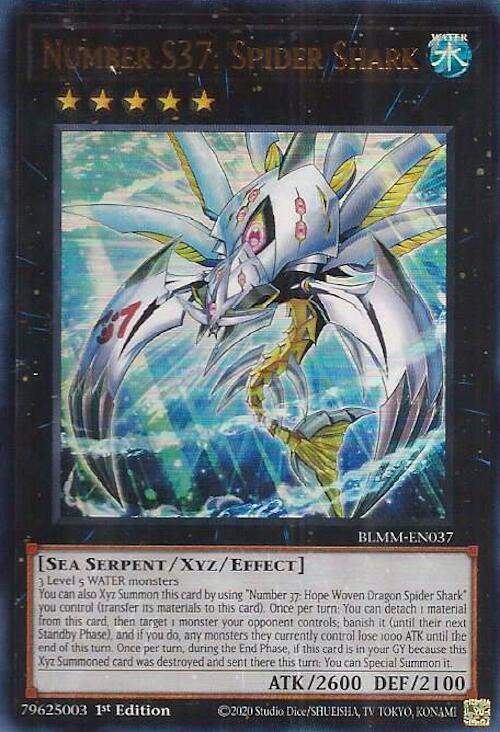 Number S37: Spider Shark [BLMM-EN037] Ultra Rare | The CG Realm