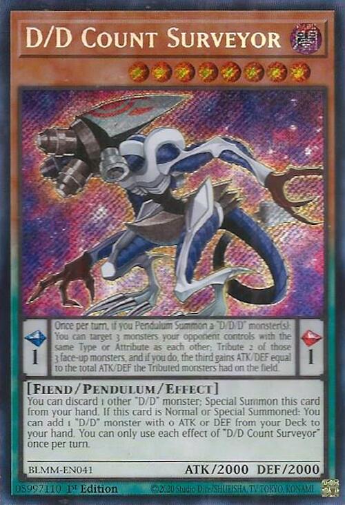 D/D Count Surveyor [BLMM-EN041] Secret Rare | The CG Realm
