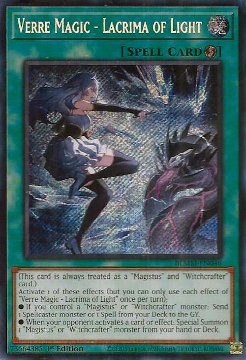 Verre Magic - Lacrima of Light [BLMM-EN046] Secret Rare | The CG Realm