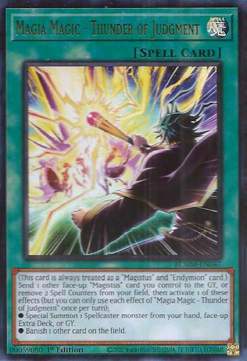 Magia Magic - Thunder of Judgment [BLMM-EN047] Ultra Rare | The CG Realm