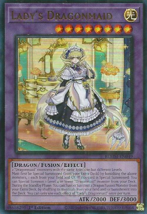 Lady's Dragonmaid [BLMM-EN049] Ultra Rare | The CG Realm