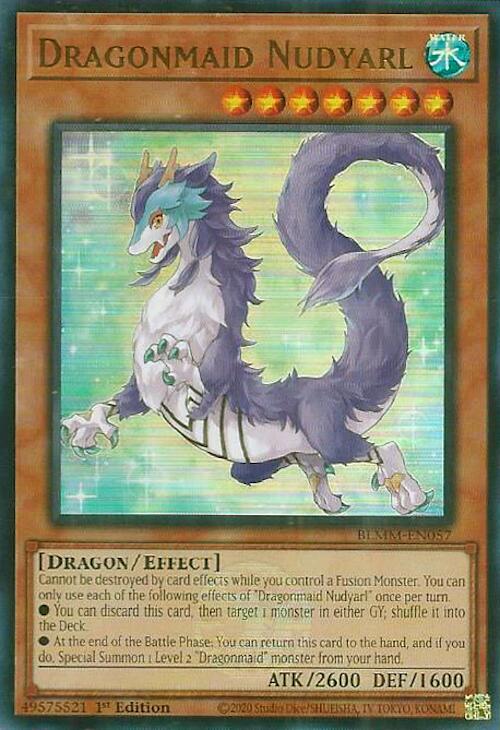Dragonmaid Nudyarl [BLMM-EN057] Ultra Rare | The CG Realm