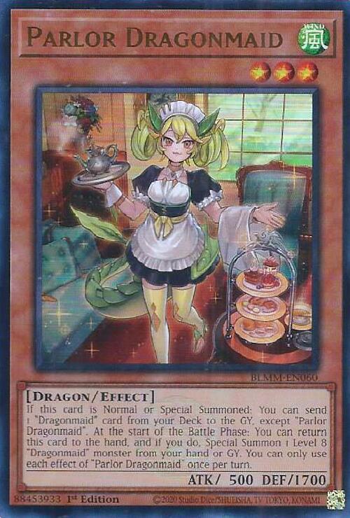 Parlor Dragonmaid [BLMM-EN060] Ultra Rare | The CG Realm