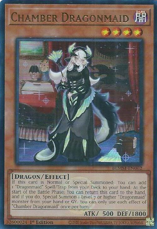 Chamber Dragonmaid [BLMM-EN062] Ultra Rare | The CG Realm