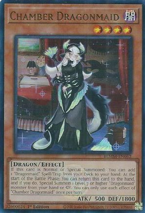 Chamber Dragonmaid (BLMM-EN062) - Battles of Legend: Monster Mayhem 1st Edition