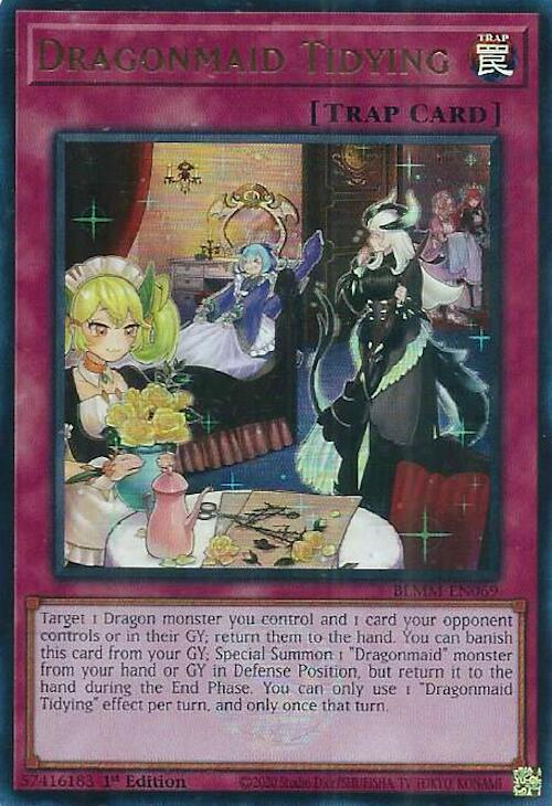 Dragonmaid Tidying [BLMM-EN069] Ultra Rare | The CG Realm