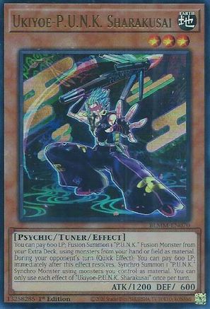 Ukiyoe-P.U.N.K. Sharakusai (BLMM-EN070) - Battles of Legend: Monster Mayhem 1st Edition