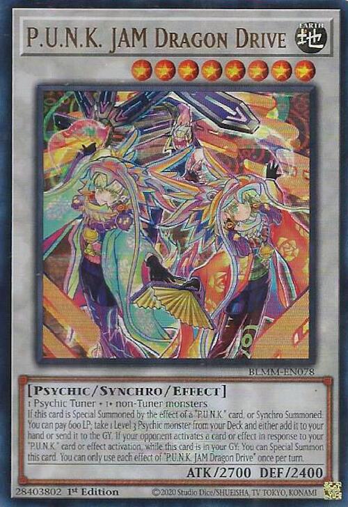 P.U.N.K. JAM Dragon Drive [BLMM-EN078] Ultra Rare | The CG Realm