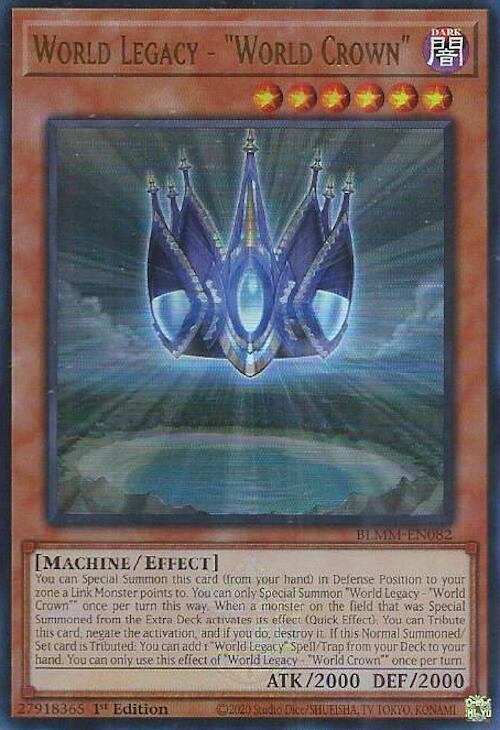 World Legacy - "World Crown" [BLMM-EN082] Ultra Rare | The CG Realm