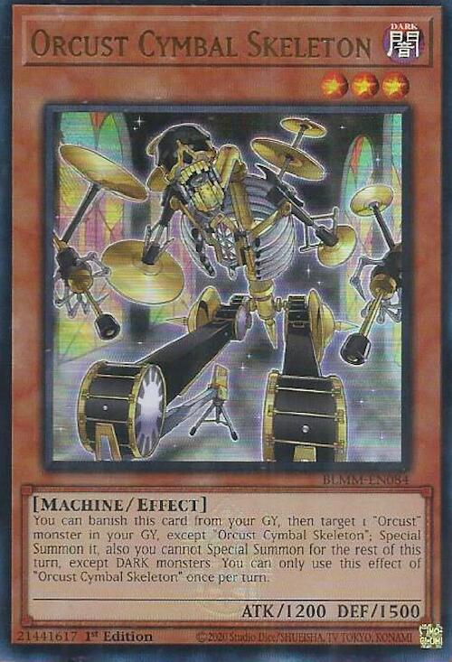 Orcust Cymbal Skeleton [BLMM-EN084] Ultra Rare | The CG Realm