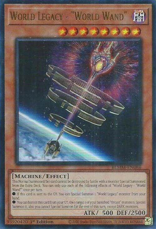 World Legacy - "World Wand" [BLMM-EN086] Ultra Rare | The CG Realm