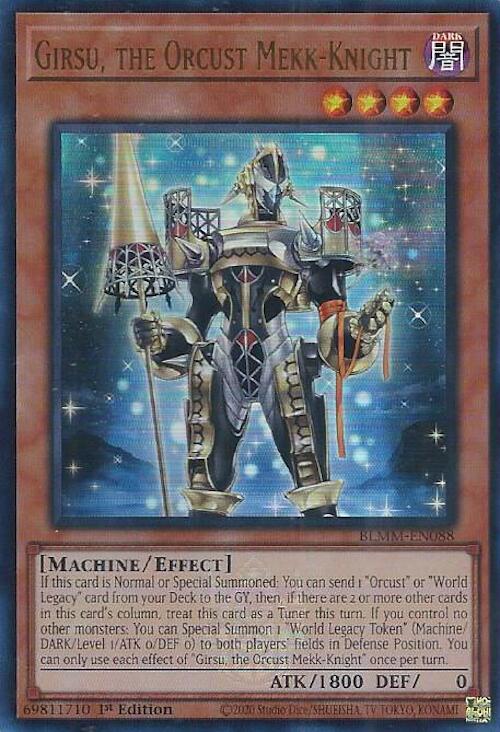 Girsu, the Orcust Mekk-Knight [BLMM-EN088] Ultra Rare | The CG Realm