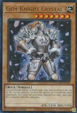 Gem-Knight Crystal (BLMM-EN100) - Battles of Legend: Monster Mayhem 1st Edition