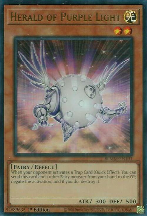 Herald of Purple Light [BLMM-EN101] Ultra Rare | The CG Realm