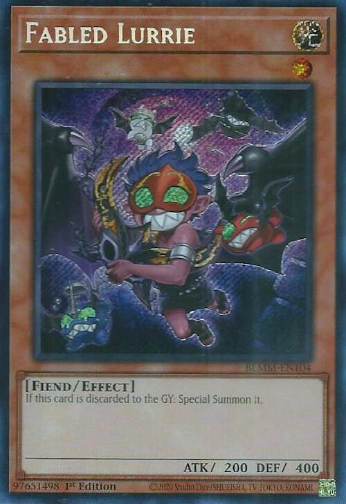 Fabled Lurrie [BLMM-EN104] Secret Rare | The CG Realm