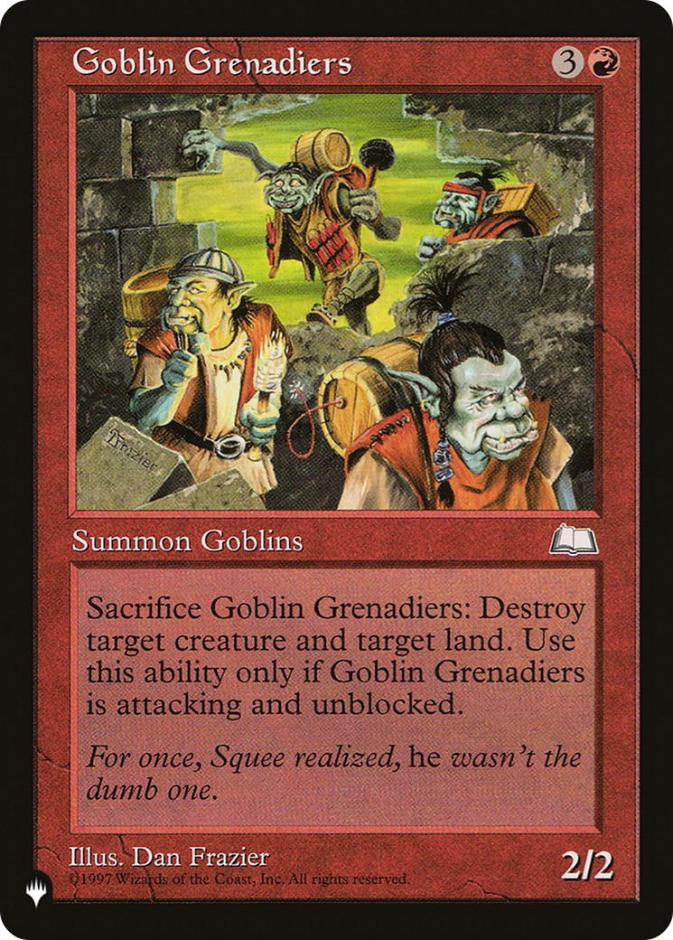 Goblin Grenadiers [The List] | The CG Realm
