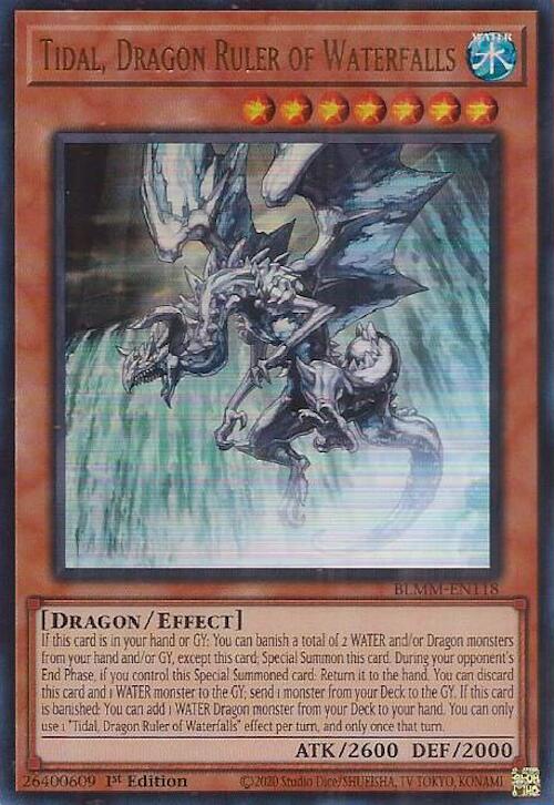 Tidal, Dragon Ruler of Waterfalls [BLMM-EN118] Ultra Rare | The CG Realm