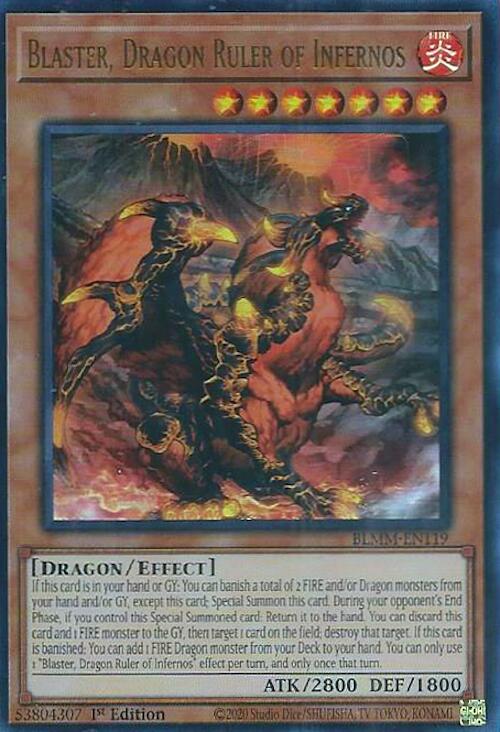 Blaster, Dragon Ruler of Infernos [BLMM-EN119] Ultra Rare | The CG Realm
