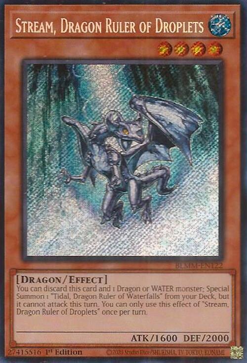 Stream, Dragon Ruler of Droplets [BLMM-EN122] Secret Rare | The CG Realm