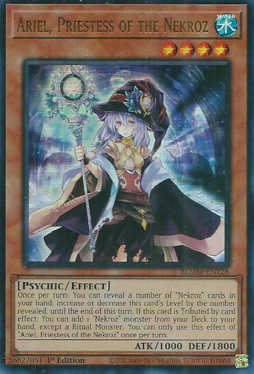 Ariel, Priestess of the Nekroz [BLMM-EN128] Ultra Rare | The CG Realm