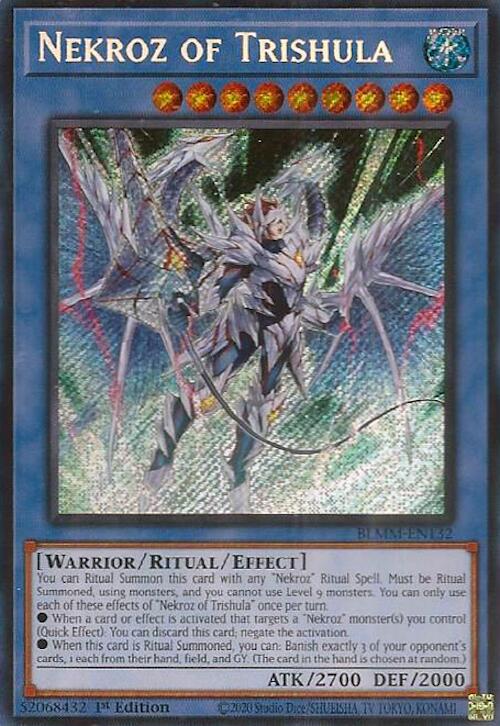 Nekroz of Trishula [BLMM-EN132] Secret Rare | The CG Realm