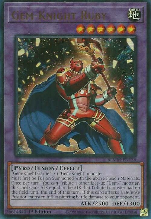 Gem-Knight Ruby [BLMM-EN136] Ultra Rare | The CG Realm