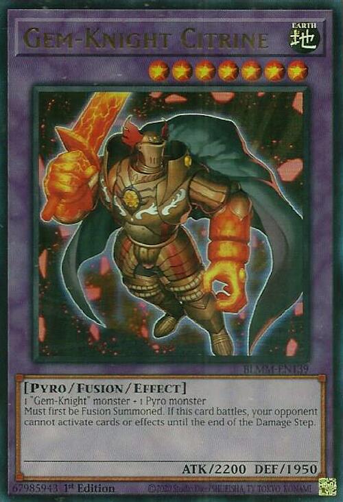 Gem-Knight Citrine [BLMM-EN139] Ultra Rare | The CG Realm