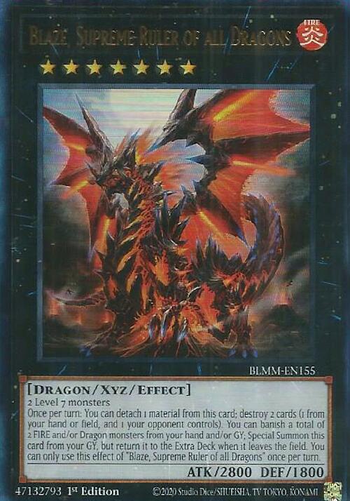 Blaze, Supreme Ruler of all Dragons [BLMM-EN155] Ultra Rare | The CG Realm