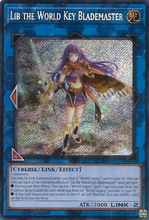 Lib the World Key Blademaster [BLMM-EN159] Secret Rare | The CG Realm