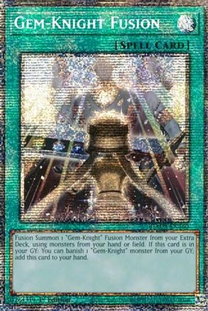 Gem-Knight Fusion (Starlight Rare) (BLMM-EN160) - Battles of Legend: Monster Mayhem 1st Edition