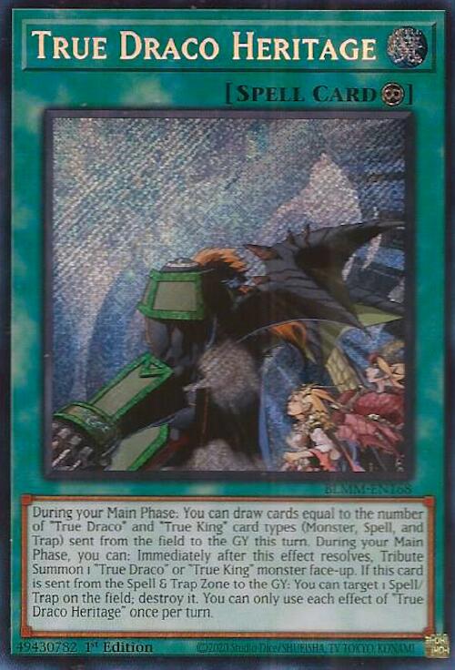 True Draco Heritage [BLMM-EN168] Secret Rare | The CG Realm