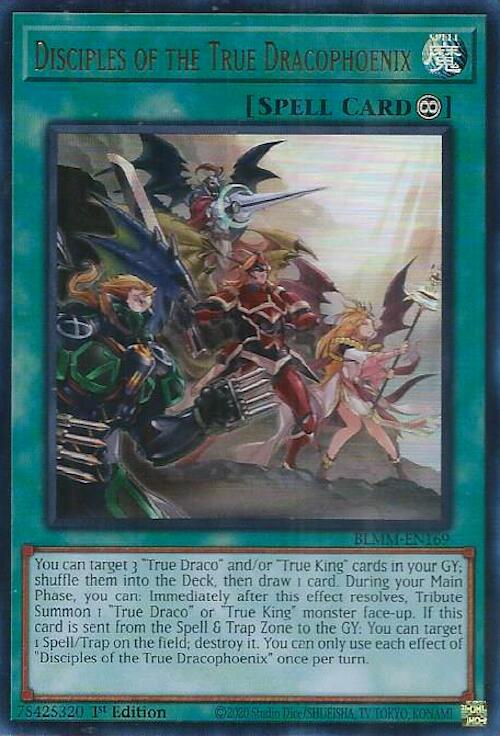Disciples of the True Dracophoenix [BLMM-EN169] Ultra Rare | The CG Realm