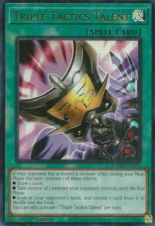 Triple Tactics Talent [BLMM-EN170] Ultra Rare | The CG Realm