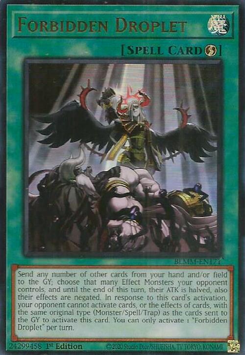 Forbidden Droplet [BLMM-EN171] Ultra Rare | The CG Realm