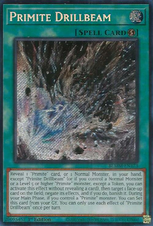 Primite Drillbeam [BLMM-EN173] Secret Rare | The CG Realm