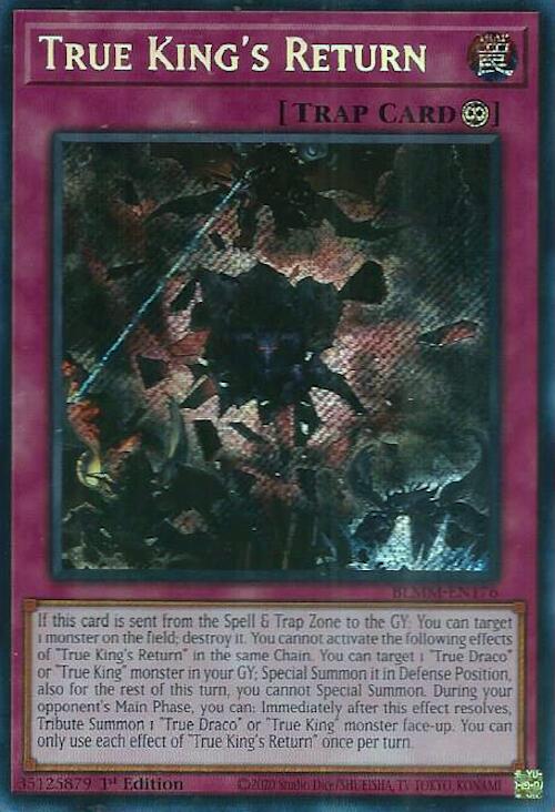 True King's Return [BLMM-EN176] Secret Rare | The CG Realm