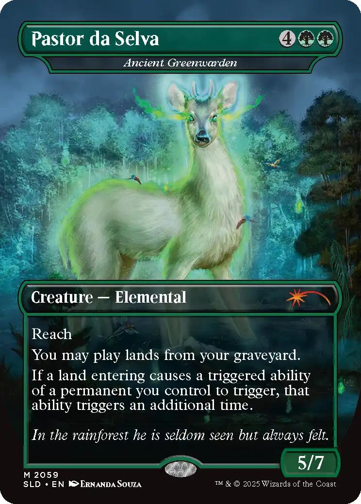Pastor da Selva - Ancient Greenwarden [Secret Lair Drop Series] | The CG Realm