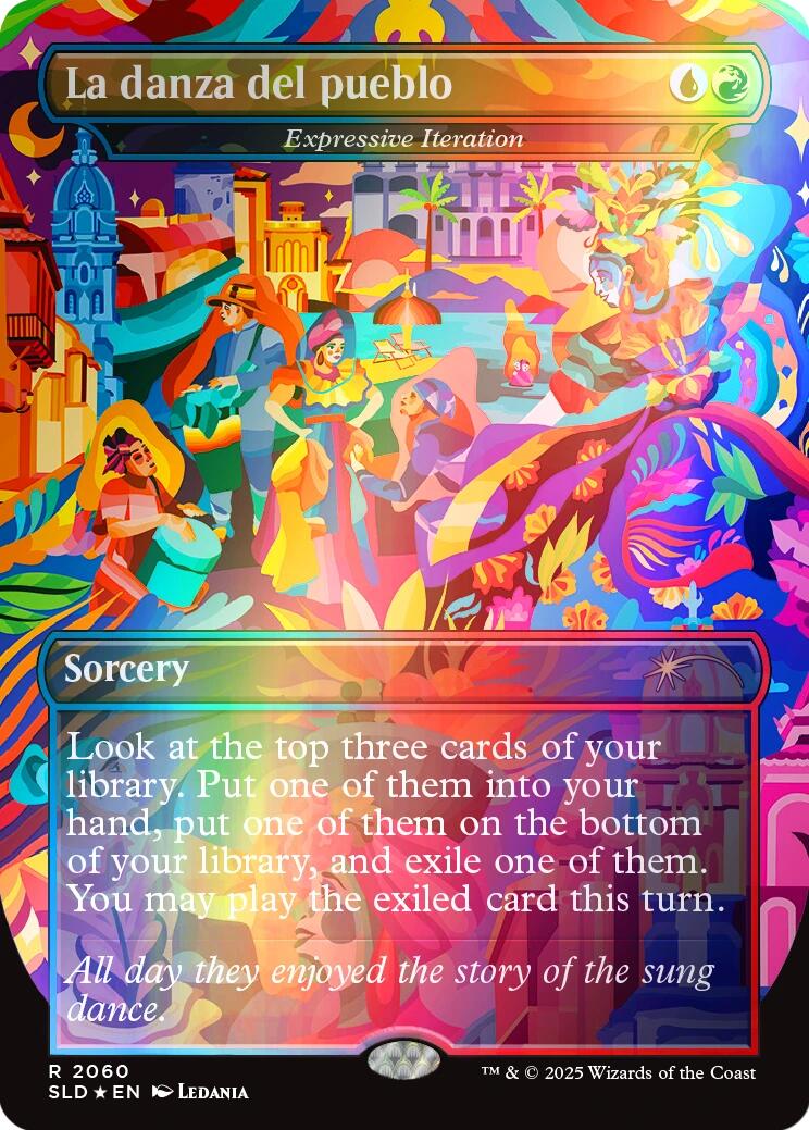 La danza del pueblo - Expressive Iteration (Rainbow Foil) [Secret Lair Drop Series] | The CG Realm