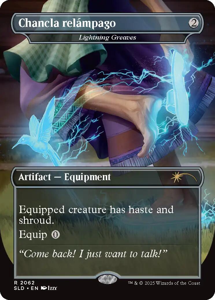 Chancla relampago - Lightning Greaves [Secret Lair Drop Series] | The CG Realm