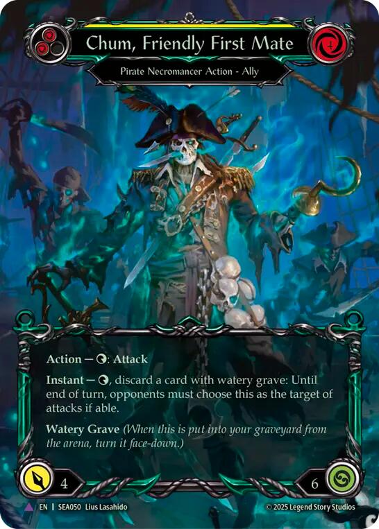 Chum, Friendly First Mate (Marvel Cold Foil) [SEA050] (High Seas)  Cold Foil | The CG Realm
