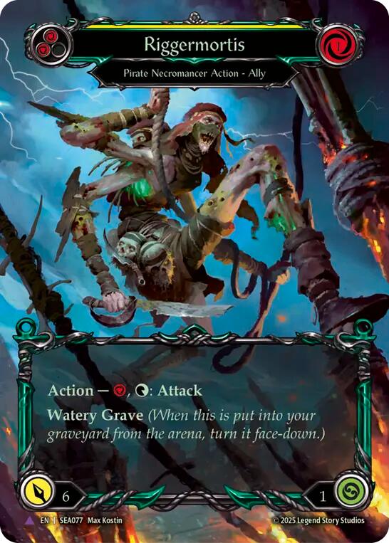 Riggermortis (Marvel Cold Foil) [SEA077] (High Seas)  Cold Foil | The CG Realm