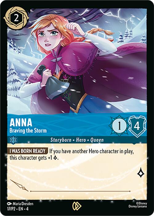 Anna - Braving the Storm (17/P2) [Promo Cards] | The CG Realm