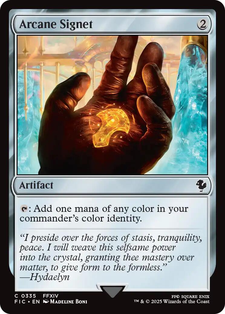 Arcane Signet (0335) (Surge Foil) [FINAL FANTASY Commander] | The CG Realm