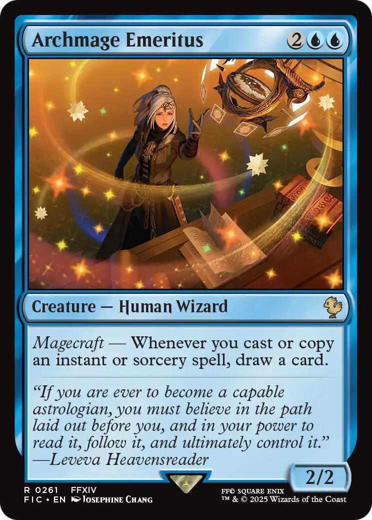 Archmage Emeritus (Surge Foil) [FINAL FANTASY Commander] | The CG Realm