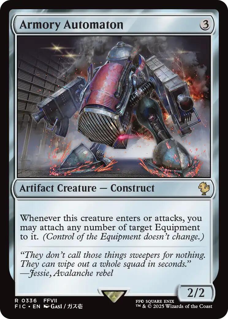 Armory Automaton (Surge Foil) [FINAL FANTASY Commander] | The CG Realm