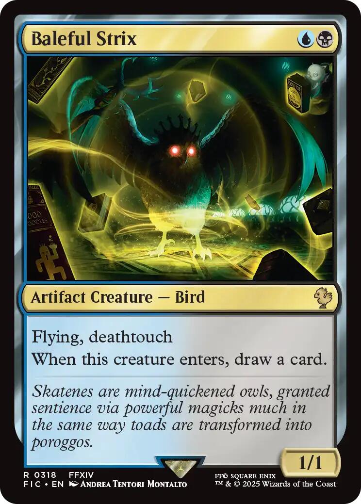 Baleful Strix (Surge Foil) [FINAL FANTASY Commander] | The CG Realm