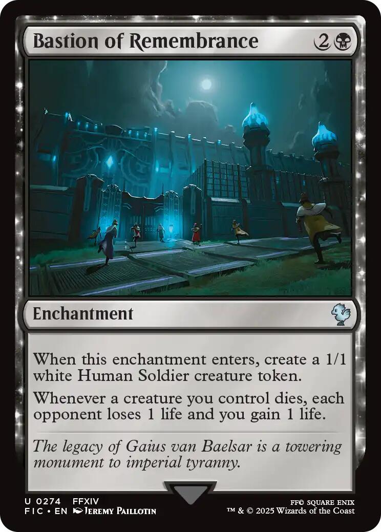 Bastion of Remembrance (Surge Foil) [FINAL FANTASY Commander] | The CG Realm