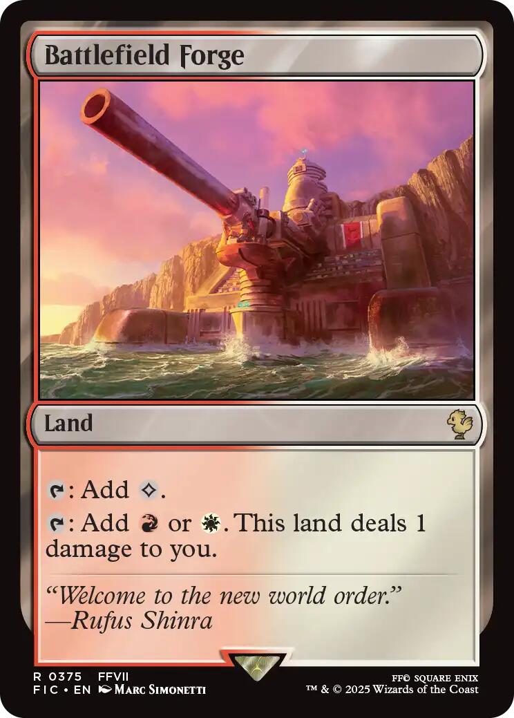 Battlefield Forge (Surge Foil) [FINAL FANTASY Commander] | The CG Realm