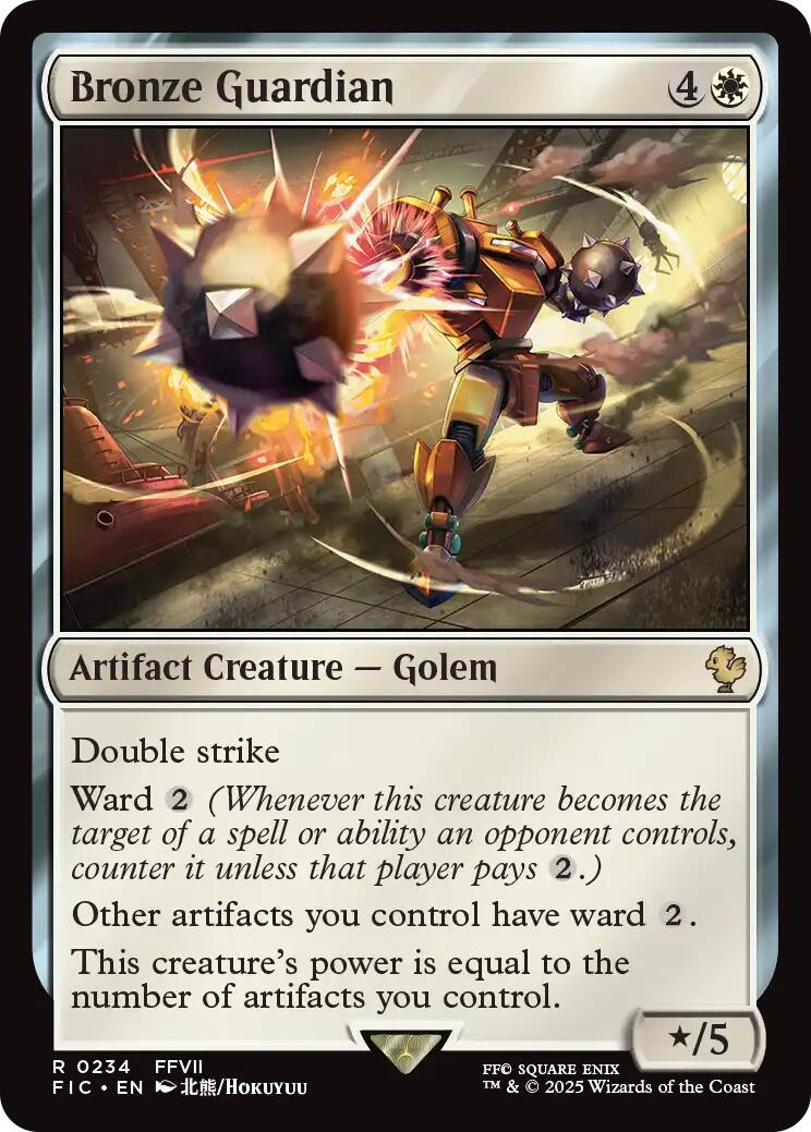 Bronze Guardian (Surge Foil) [FINAL FANTASY Commander] | The CG Realm