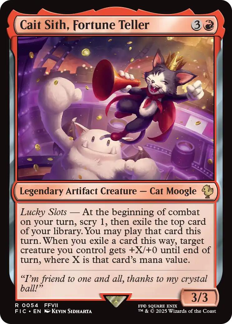 Cait Sith, Fortune Teller (Surge Foil) [FINAL FANTASY Commander] | The CG Realm